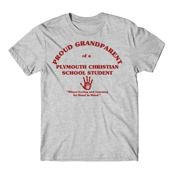 PLYMOUTH - PROUD GRANDPARENT - ADULT - LIGHT GRAY WITH RED Thumbnail