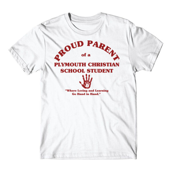 PLYMOUTH - PROUD PARENT - ADULT - WHITE WITH RED Thumbnail
